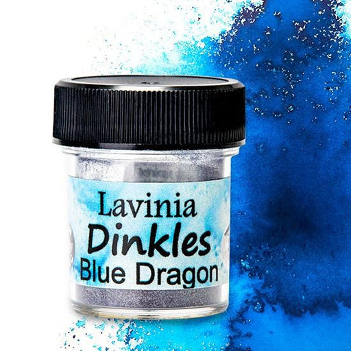 LAVINIA STAMPS DINKLES INK POWDER BLUE DRAGON - DKL02