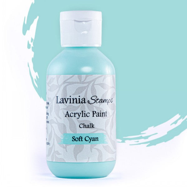 LAVINIA CHALK ACRYLIC PAINT SOFT CYAN- LSAP04  PRE ORDER DELIVERY LATE MARCH