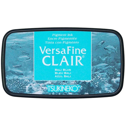 TSUKINEKO VERSA FINE CLAIR STAMP PAD BALI BLUE (PRE ORDER NOW DELIVERY EARLY JUNE 24) - VF-CLA-605