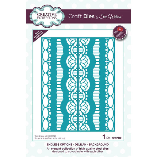 SUE WILSON DIE BACKGROUND COLL ENDLESS OPTIONS DELILAH - CED7122