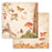 STAMPERIA 12X12 PAPER DOUBLE FACE-WOODLAND MUSHROOM - SBB959