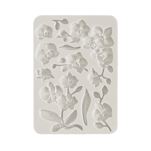 STAMPERIA SILICONE MOLD A5 - ORCHIDS AND CATS ORCHIDS