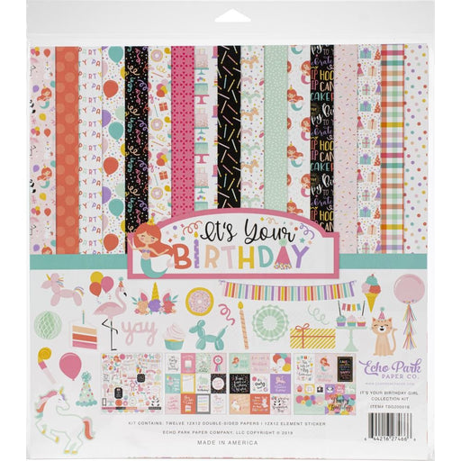 ECHO PARK COLLECTION IT'S YOUR BIRTHDAY GIRL KIT 12X12 - BG200016