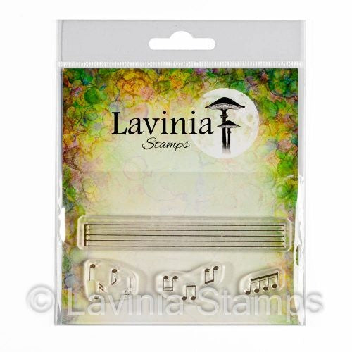 LAVINIA STAMPS MUSICAL NOTES SMALL - LAV737
