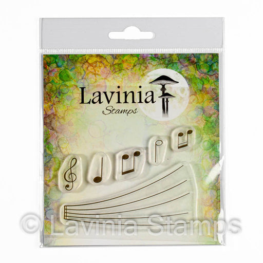 LAVINIA STAMPS MUSICAL NOTES LARGE - LAV738