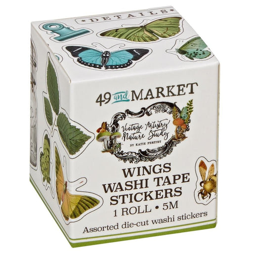 49&MARKET VINTAGE ARTISTRY NATURE STUDY WINGS WASHI TAPE - NS-23237