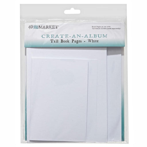49 AND MARKET CREATE AN ALBUM TALL BOOK PAGE WHITE - CAA-23855