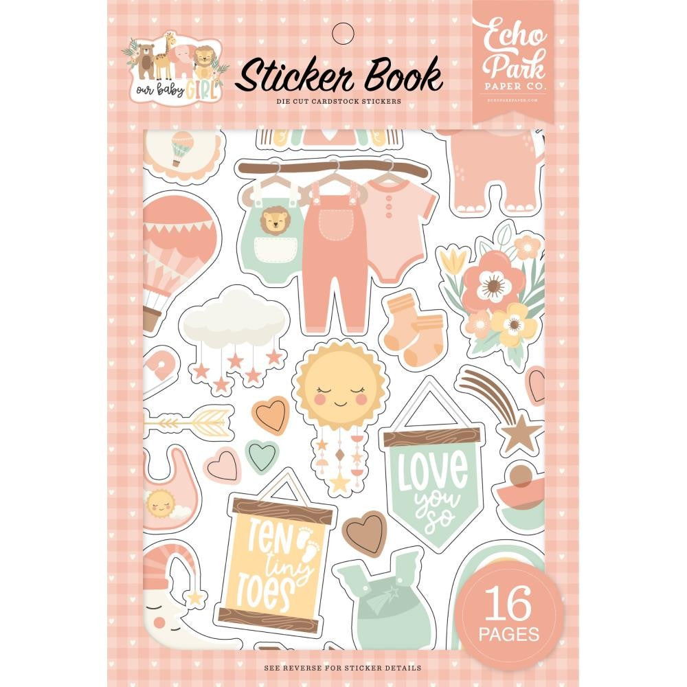 ECHO PARK COLLECTION OUR BABY GIRL STICKER BOOK - OBA301029