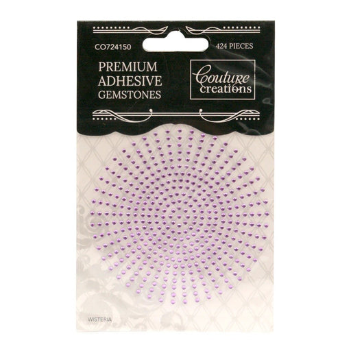 COUTURE CREATIONS 2MM RHINESTONES WISTERIA - CO724150