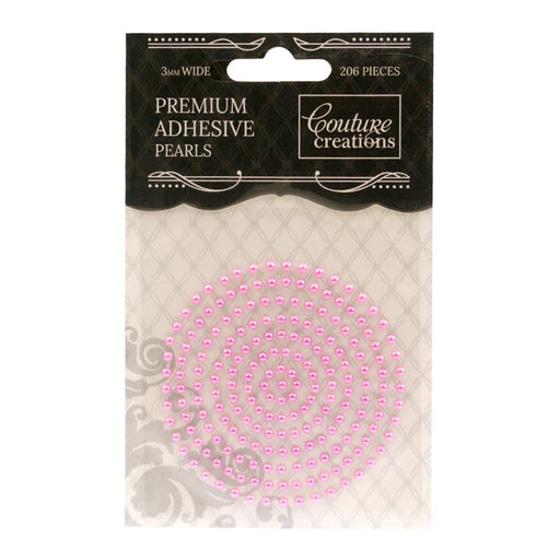 COUTURE CREATIONS 3MM PEARLS PRETTY PINK - CO724635