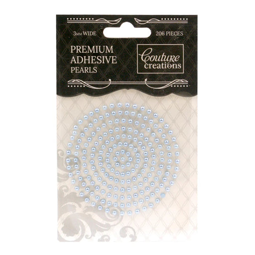 COUTURE CREATIONS 3MM PEARLS CORNFLOWER BLUE - CO724639