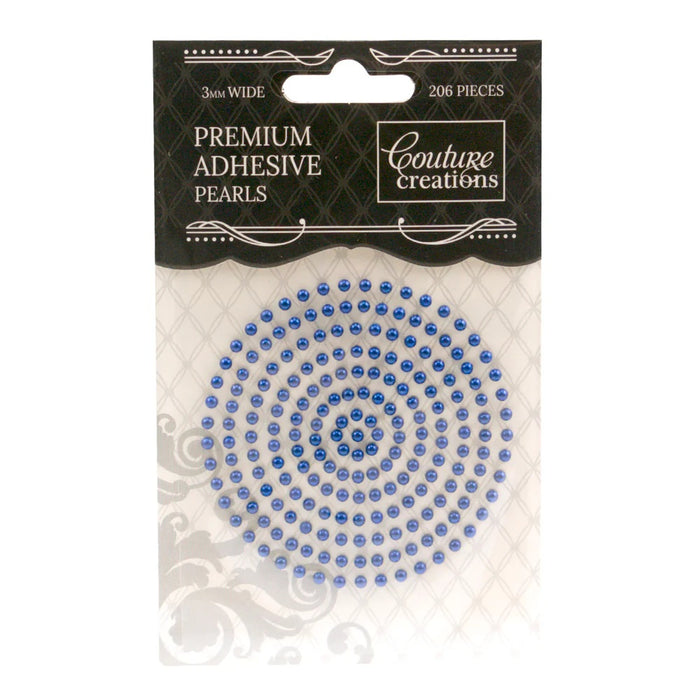 COUTURE CREATIONS 3MM PEARLS MIDNIGHT BLUE - CO724640