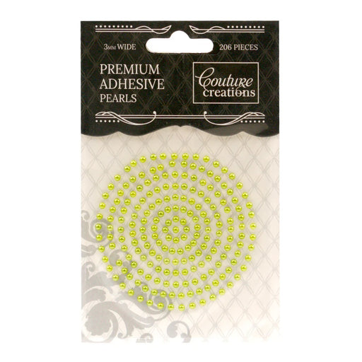 COUTURE CREATIONS 3MM PEARLS GRASS GREEN - CO724641