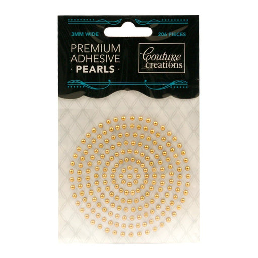 COUTURE CREATIONS 3MM PEARLS GOLD - CO724644