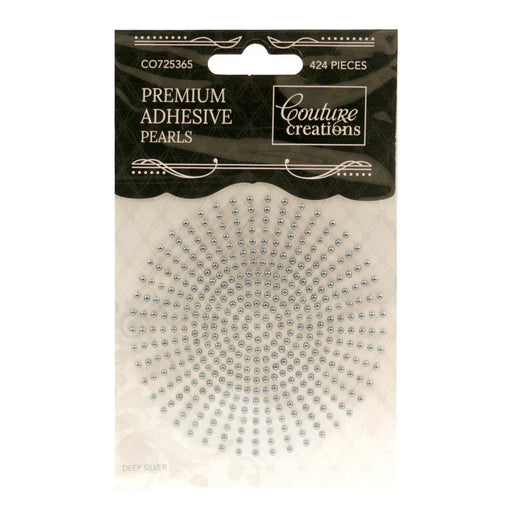 COUTURE CREATIONS 2MM PEARLS DEEP SILVER - CO725365