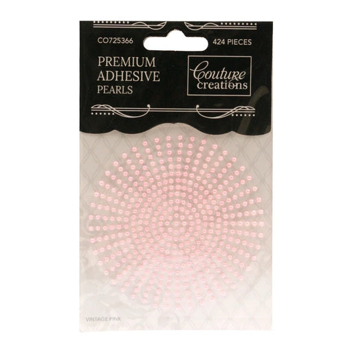 COUTURE CREATIONS 2MM PEARLS VINTAGE PINK - CO725366