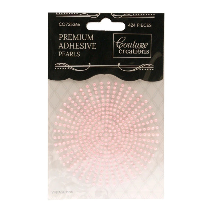 COUTURE CREATIONS 2MM PEARLS VINTAGE PINK - CO725366