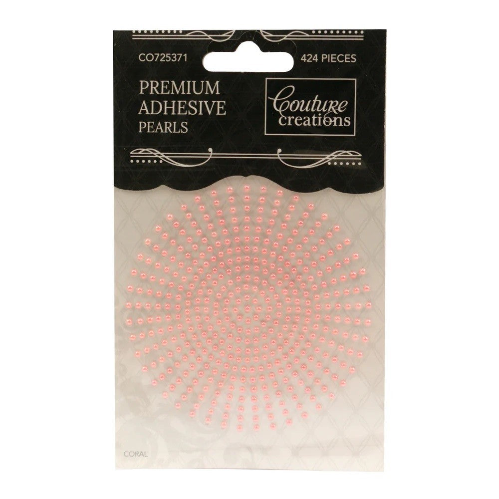 COUTURE CREATIONS 2MM PEARLS CORAL - CO725371