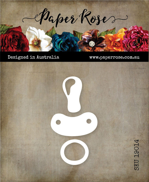 PAPER ROSE DIE BABY DUMMY/PACIFIER - 19014