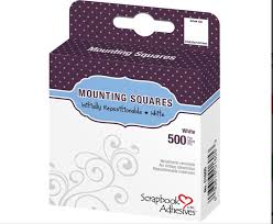 3L SCRAPBOOK ADHESIVES MOUNTING SQUARES REPOSITION - 3L01605
