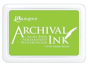 RANGER ARCHIVAL INK PAD VIVID CHARTREUSE