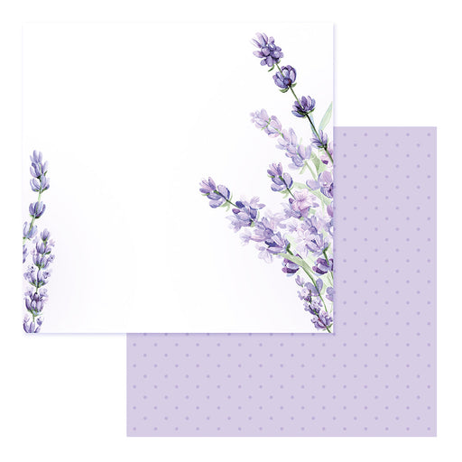 COUTURE CREATIONS LAVENDER LOVE 12 X 12 PAPER 02 - CO728741