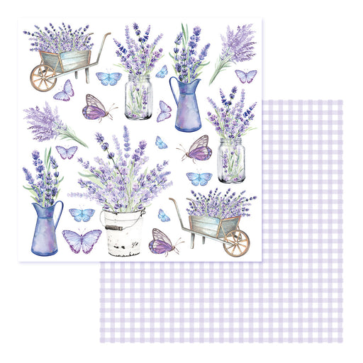 COUTURE CREATIONS LAVENDER LOVE 12 X 12 PAPER 08 - CO728747