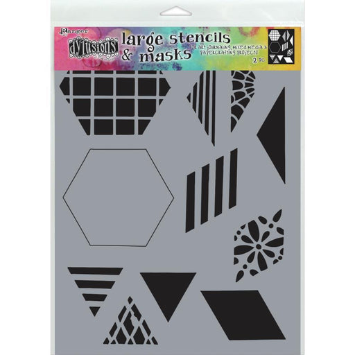DYLUSIONS STENCIL LARGE 2 QUILT - DYS75332
