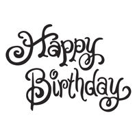 WOODWARE CLEAR STAMPS HAPPY BIRTHDAY - JWS061