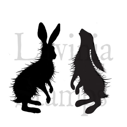 LAVINIA STAMPS WOODLAND HARES - LAV409