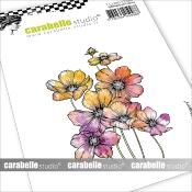 CARABELLE STUDIO TAMPONS ART STAMP A7 : FLOWERS - SA70133