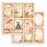 STAMPERIA 12X12 PAPER DOUBLE FACE-WOODLAND 6 CARDS - SBB963