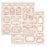 STAMPERIA 12X12 PAPER DOUBLE FACE - ROMANCE FOREVER TAGS - SBB973