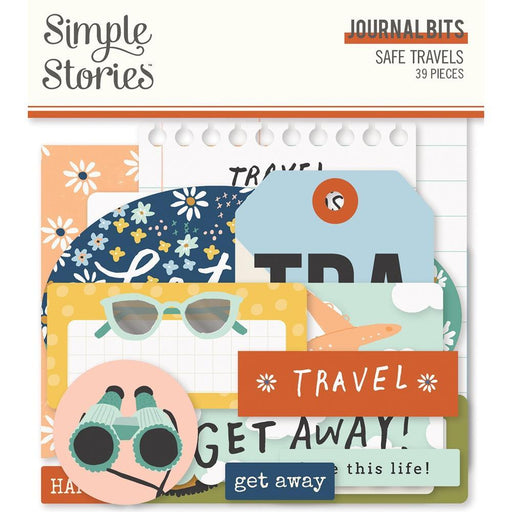 SIMPLE STORIES SAFE TRAVELS JOURNAL BITS - SS14817