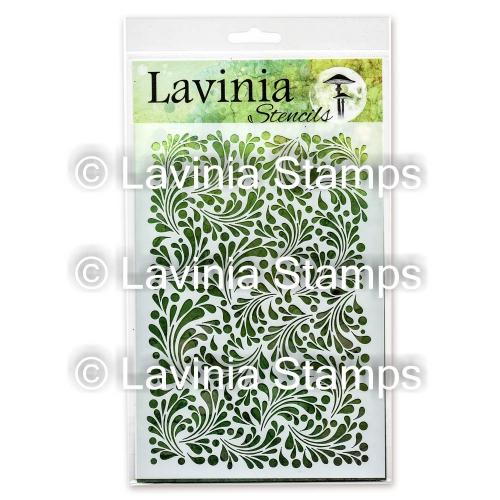 LAVINIA STENCILS FEATHER LEAF - ST014
