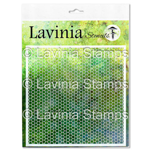 LAVINIA STENCILS 8 X 8 HONEYCOMBE - ST043