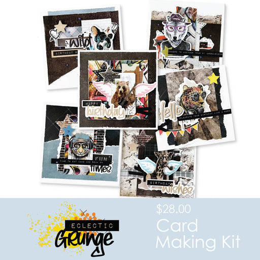 UNIQUELY CREATIVE ECLECTIC GRUNGE CARD MAKING KIT - UCSC1841
