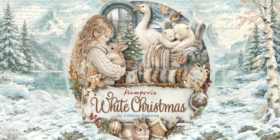 White Christmas Collection by Stamperia