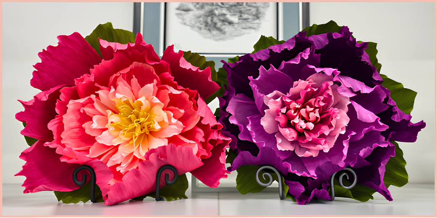 Giant Italian Crepe Paper Wall Flower – With Kelley‑Anne Mackay
