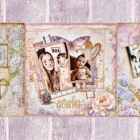 STAMPERIA Quiet Days Collection - Scrapbooking Class with Lynn Good