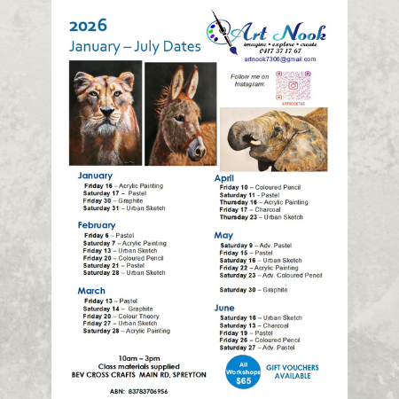 ART NOOK - January – July Program 2026