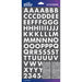 ALPHABET STICKERS WHITE BOLD 52-90028