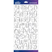 STICKO ALPHABET STICKERS SLIVER GLITTER - 52-90108