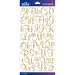 STICKO STICKERS ALPHABET GOLD GLTTER - 52-90110