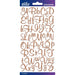 STICKO STICKERS SMALL SCRIPT COPPER - 52-90284