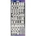 STICKO STICKERS ALPHABET WHITE FUTURA GLITTER - 52-90523