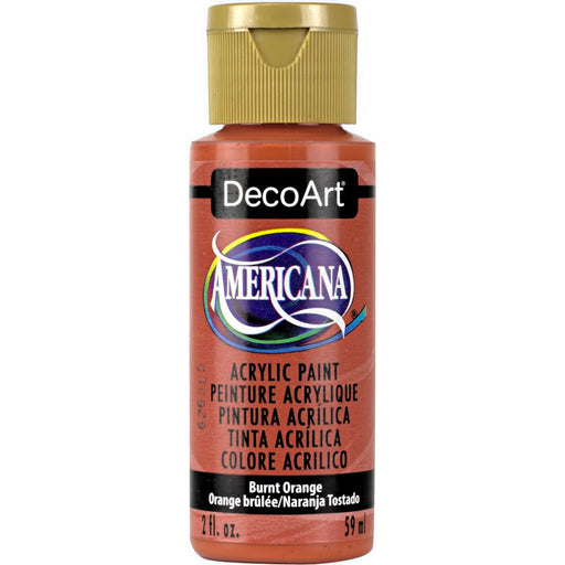 DECOART AMERICANA ACRYLIC PAINT 2OZ -BURNT ORANGE- DA016