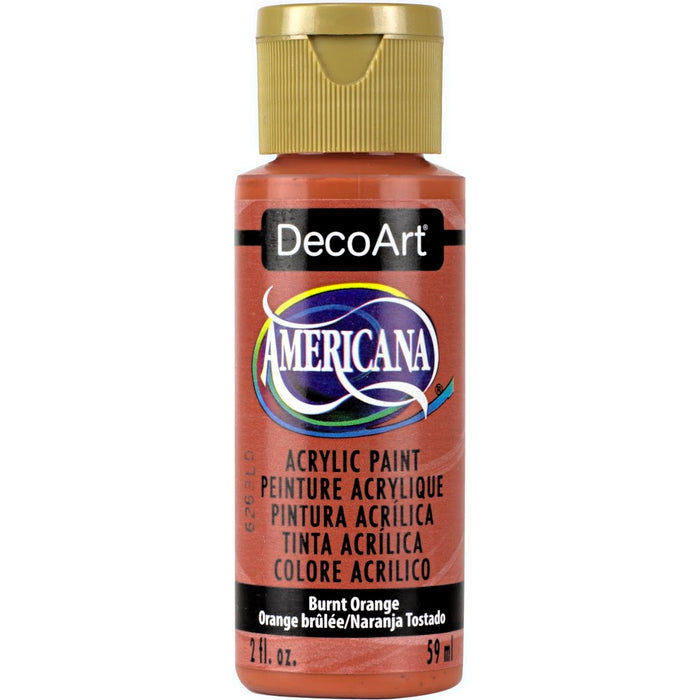 DECOART AMERICANA ACRYLIC PAINT 2OZ -BURNT ORANGE- DA016
