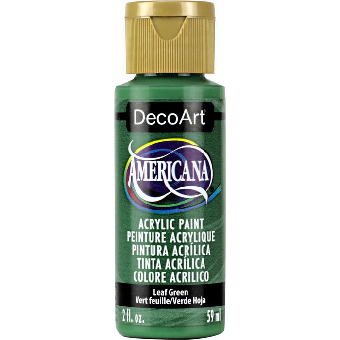 DECOART AMERICANA ACRYLIC PAINT 2OZ - LEAF GREEN - DA051