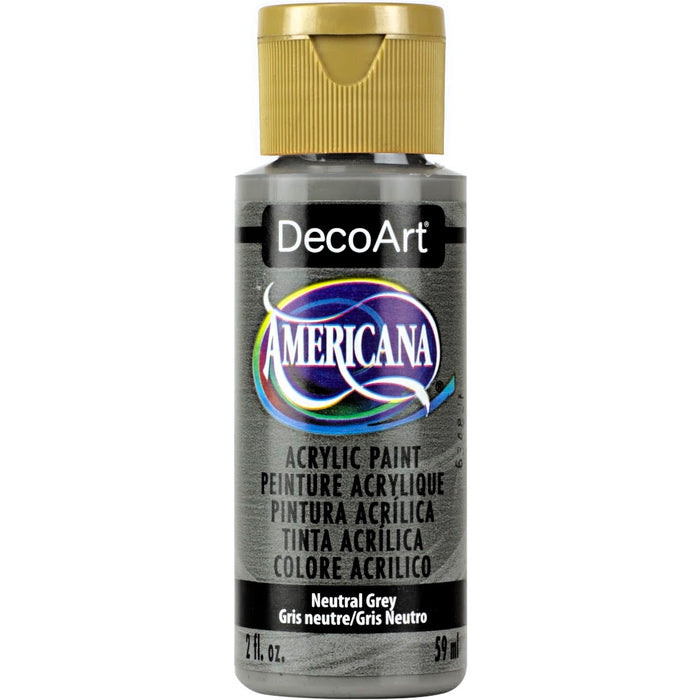 DECOART AMERICANA ACRYLIC PAINT 2OZ -NATURAL GREY -DA095